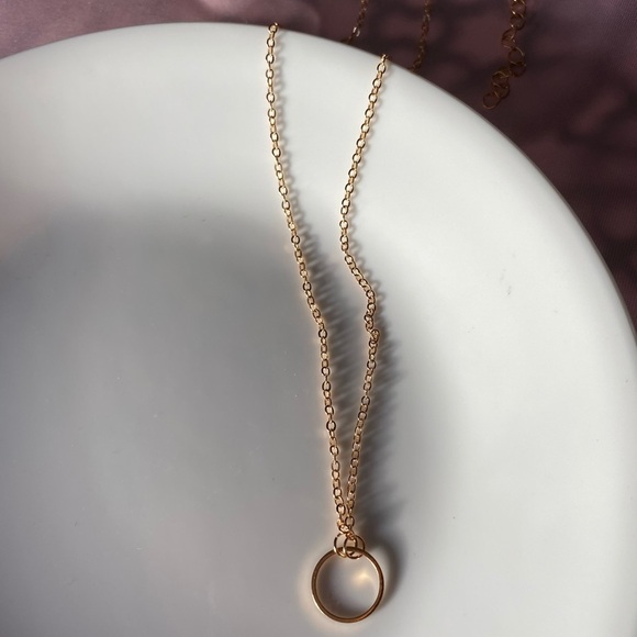 JEWELRY NECKLACE GOLD KARMA PENDANT - Picture 4 of 5